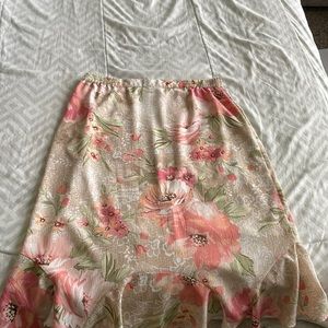 Petite Floral Skirt